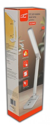 Lampada da Scrivania mensola LED 3W luce regolabile 300/4500/6000k 1200mAh ricaric.usb "Force" #9E