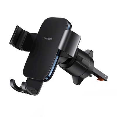 BASE PORTA CELLULARE Smartphone presa sicura per GRIGLIA Ventilazione (Auto, Camper, Furgone, Camion..) BLOCCO CON GRAVITA "Force" #65F