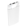 POWER BANK ricarica Emergenza con presa USB e 1 Type-C 5000mAh bianco "Force" #X18E