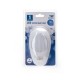 PUNTO LUCE NOTTURNA LED 1W 30LM AC230V C/INT. BIANCA F. #X45G
