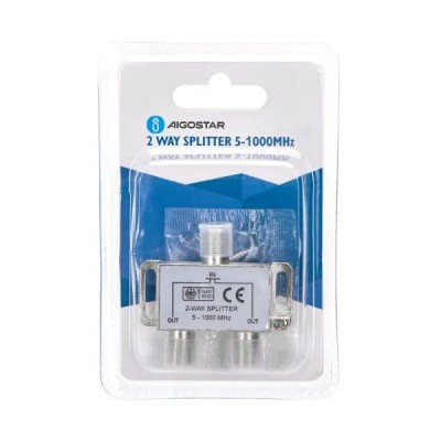 PARTITORE SPLITTER SDOPPIATORE LINEA TV ANTENNA 5-1000MHZ #X46G