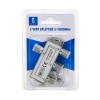 PARTITORE SPLITTER SDOPPIATORE 3 USCITE LINEA TV ANTENNA 5-1000MHZ #X47G