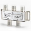 PARTITORE SPLITTER SDOPPIATORE 4 USCITE LINEA TV ANTENNA 5-1000MHZ #X48G