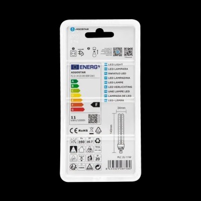 LAMPADA LED G24 11W 6500k Aigo #X27G