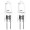 2 lampada G4 Alogena bispina 20W "Aigo" #X31G