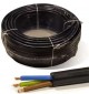 100Metri BOBINA CAVO ELETTRICO NERO AC 220/250V N.3 x 1,50 #X29G