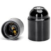 PORTALAMPADA E27 PASSAFILO NERO AC230V #X66G