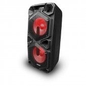 CASSA ALTOPARLANTE BLUTOOTH RADIO FM INPUT USB/SD PRESA MIC KARAOKE CON RUOTE/LED "Force" #X77E