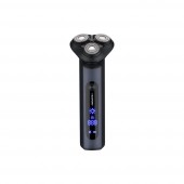 RASOIO 3 testine Blaupunkt LI-ION RICARICABILE USB-C "Force" #X7G