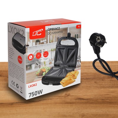 TOSTAPANE AC230V 1000w "Force" ltc sandwich toaster X88E