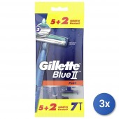 7 RASOI CON LAMETTA USA E GETTA GILLETTE BLUE2 PLUS #X17G