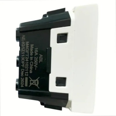 PRESA BIPASSO 10/16A AC230/250V serie civile ABL *compatibile Bticin Living #281C