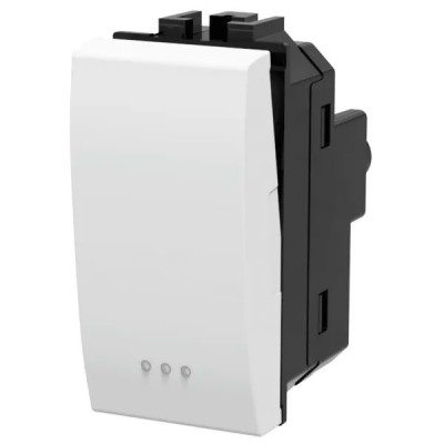 DEVIATORE AC230/250V 10A 2 VIE serie civile ABL *compatibile Bticin Living #281G