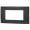 CORNICE PLACCA 4 MODULI SERIE CIVILE AVP *compatibile P-l-a-n-a#291Q