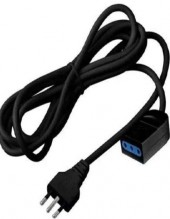 PROLUNGA 3M AC230V PRESA 10/16A CON SPINA 10/16A 3p.x1 NERO #250N