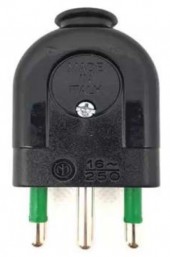 SPINA 16A AC203V 2p+t NERA #305N