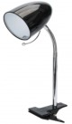 LAMPADA DA TAVOLO CON PINZA NERA AC230V ATTACCO E27 "Aigo" #X64H