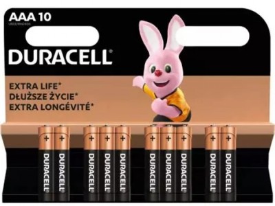 10 MINISTILO AAA MN2400 DURACELL 1,5v alcaline basic #21i