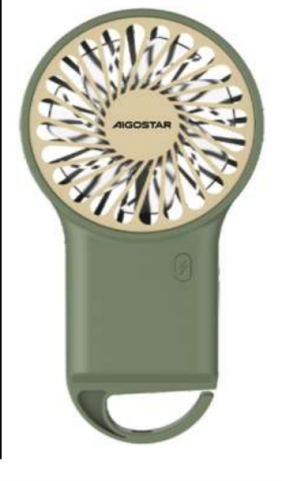 VENTILATORE RICARICABILE 16CM LI-ION "Aigo" #X38I