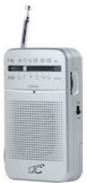 RADIO FM ANALOGICA VINTAGE PORTATILE ARGENTO #X48I