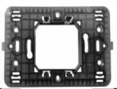 SUPPORTO A 2 MODULI PER SCATOLA INCASSO serie civile a parete ABM AIGO compatibile Btic Matix #X76H