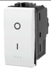INTERRUTTORE BIPOLARE incasso serie civile AC230V a parete ABL AIGO compatibile Btic Living #X7H