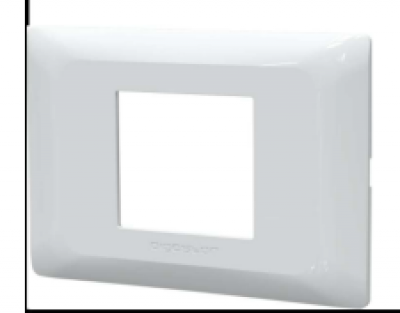 CORNICE PLACCA 2 MODULI SERIE CIVILE ABM *compatibile BIT M-A-T-I-X #X80H