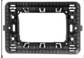 SUPPORTO A 3 MODULI PER SCATOLA INCASSO serie civile a parete ABM AIGO compatibile Btic M-a-t-i-x #X81H
