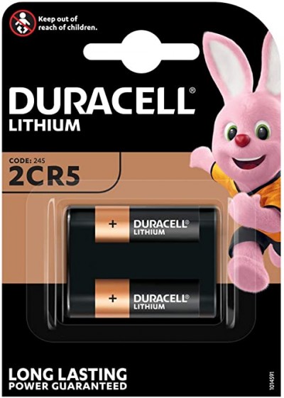 PILA 245 DURACELL 6V LITIO ultra M3 DL 2CR5 per fotografia (#52 111052)