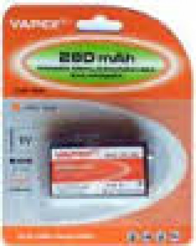 OFFERTA SET lotto 50 PILE TRANSISTOR F 9V RICARICABILI 280MAH NI-MH (COD.31F280V)