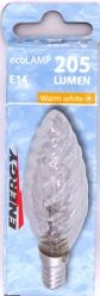 lampadina E14 Tortiglione 18W alogena Energy (*Conf.10pz) (#337 COD.72HA1418T) *MINIMO 5PZ!