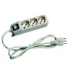 MULTIPRESA n.3 10/16/SCHUKO con interruttore AC230V 3680W MAX 5SL3003 Lif381030203E Aig1Y1P3H3BPD #257