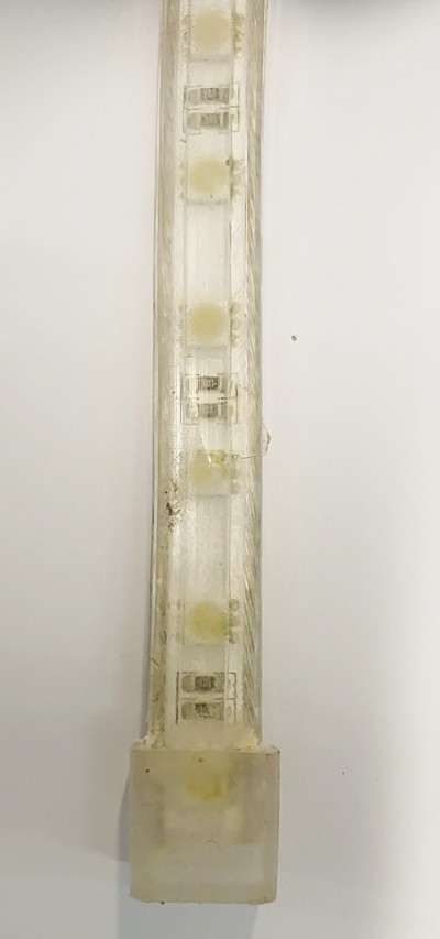  1M STRISCIA LED 230V LUCE BIANCO CALDO WW (#456 COD. 73220MWW)