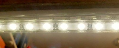  1M STRISCIA LED 230V LUCE BIANCO CALDO WW (#456 COD. 73220MWW)