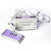 ALIMENTATORE/RADDRIZZATORE 220V CON TELECOMANDO PER STRISCE LED RGB 220V (#460 COD.73220RGBCON)