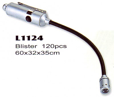 MINI TORCIA LED FLEX CON FLESSIBILE IN METALLO (LR44x3) INCLUSE (#517)
