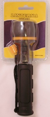 Torcia KRIPTON AAx2pile Gomma Nera ANTIURTO (#506 cod:71GOM2AA)