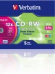 10 INSERTI CD + CD-RW VERB SINGLE BOX (#797A)