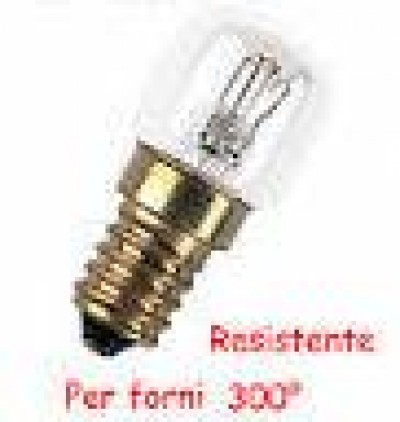 Lampadina Forno E14 15W 300° AC230V 72e14for (#404A)