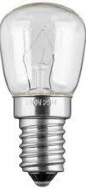 LAMPADA E14 FRIGO 15W 0° 220V (#404B COD. 72E14FRI) *IN RIASSORTIMENTO