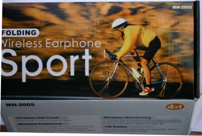 CUFFIA MH-2005 RADIO FM WIRELESS EARPHONE (#789A) *IN RIASSORTIMENTO