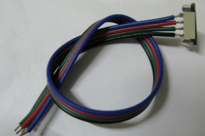 CONNETTORE D PER ALIMENTAZIONE 12V STRISCIA LED RGB (#443)
