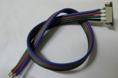 CONNETTORE D PER ALIMENTAZIONE 12V STRISCIA LED RGB (#443)