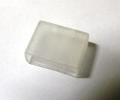 TAPPO FINALE SILICONE PER STRIP STRISCE LED 12V (#433A) 