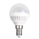 LAMPADINA LED E14 SFERA 5W WW BIANCO CALDO 3000K 25000H 73E145WWGB (#403A 6c6403a) 