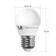LAMPADINA LED E27 5W PALLINA WW 3000K BIANCO CALDO 25000H 470LM 73E275WW (#394A 6c6394a)