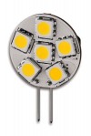 LAMPADA LED G4 1,5W tonda WW BIANCO CALDO 3000/3500k ROTONDA (#357A cod.73G41.5WWT) 