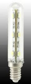 LAMPADA LED E14 3W 3000k TUBOLARE PER CAPPA E ALTRO T18 (#389C)