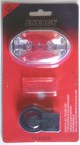 TORCIA 9 LED MULTIUSO E BICI SEGNALAZIONE ROSSA LAMPEGGIANTE POSTERIORE LUNGA DURATA IMPERMEABILE (AAAx2 INCLUSE)  (#491A COD.71LEDBI9P)
