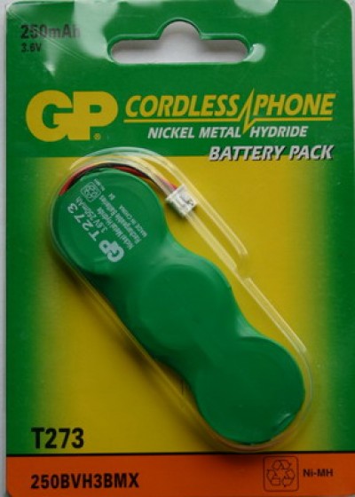  pila ricaricabile T273 3,6V Ni-MH cordless 250mAh (@190)
